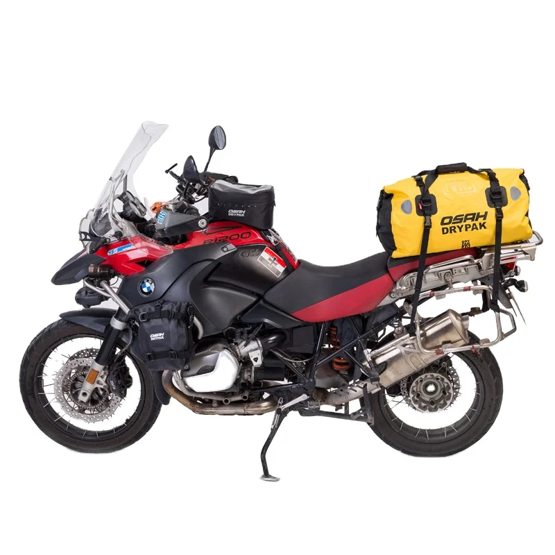 

MB006 Competitive price waterproof motor cycle tail bag 40l good quality reflective travel riding motorcycle bags for back seat, 4 colors to choose,we can customized your color