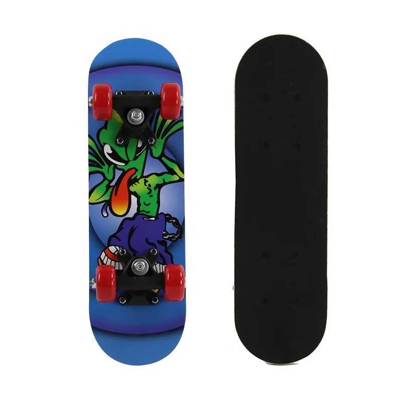 

Hot Sale Blank 17 Inch PVC Wheel Maple Skateboard Long Board For Kids
