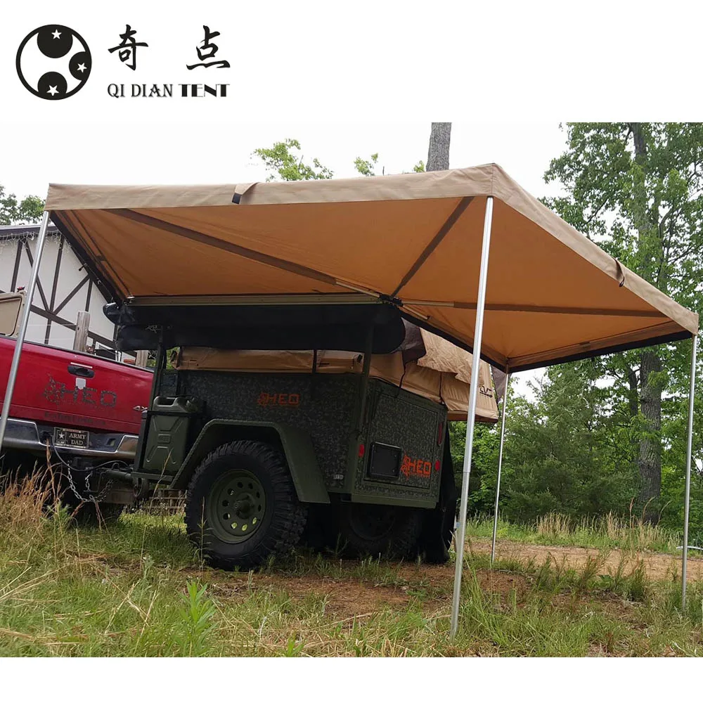 

10+ Person 4*4 Foxwing Tent New Design Square Foxwing 270 Degree Awning, Khaki/green/gray/customized