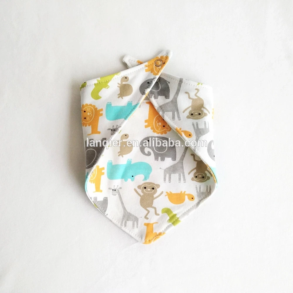 

Big Sale! Hot sale wholesales 100% Cotton Jersey Custom baby bandana bib soft print baby bib, Pattern printed