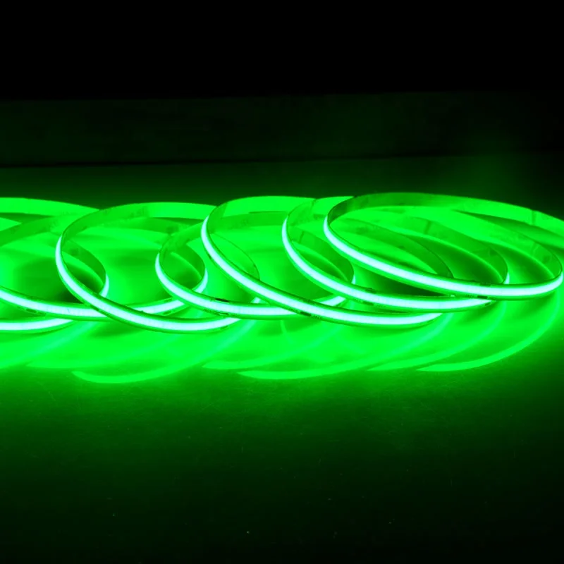 Green Yellow White Red Single color COB Flexible LED Strip