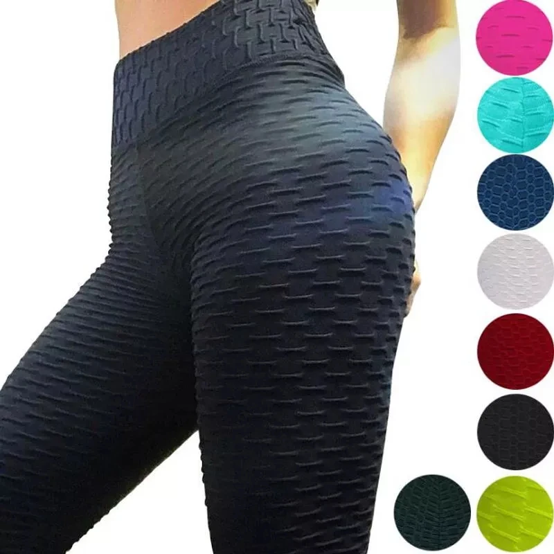 

Hot Sell Fitness Yoga Wear Fashion Jacquard Plus Size Seamless Yoga Leggings Women High Waist Yoga Pants, Picture shows or accept customize color
