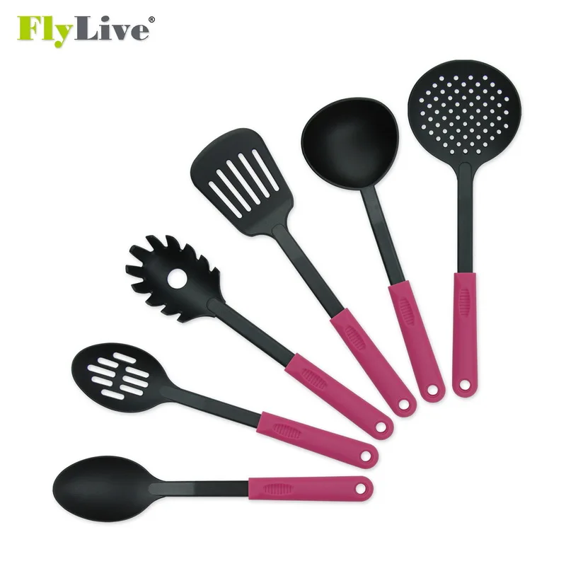 
Hot sale Durable Nonstick Nylon Kitchen Utensils Gadgets Cookware Sets 