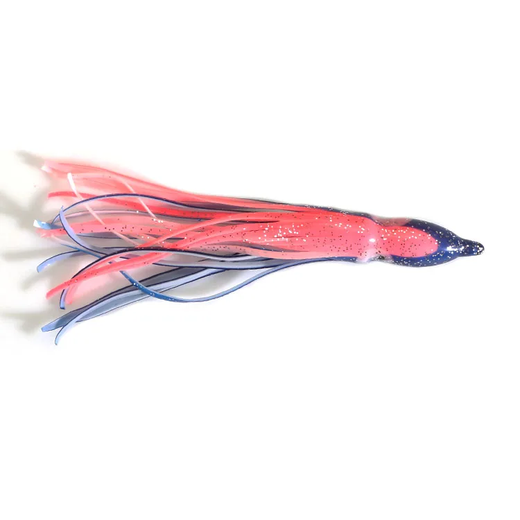 

Newbility 130mm 6g Glowing octopus skirts squid soft bait lures pesca environmental silicone multicolor softbait, Multicolor octopus skirts squid lures