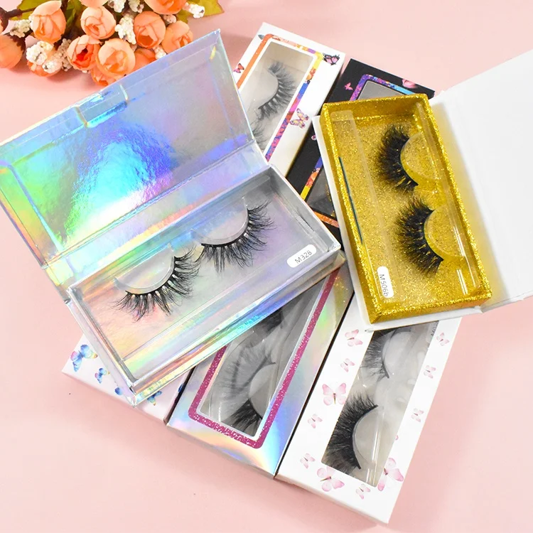 

M122 Wholesale mink eyelash 3d Mink Lashes 3d mink eyelash case
