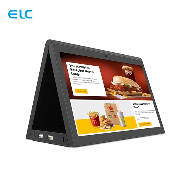 

New Design Dual Screen capacitive touch screen Customer Feedback Bank Hotel Restaurant POE RJ45 NFC desktop android tablet, Black/white