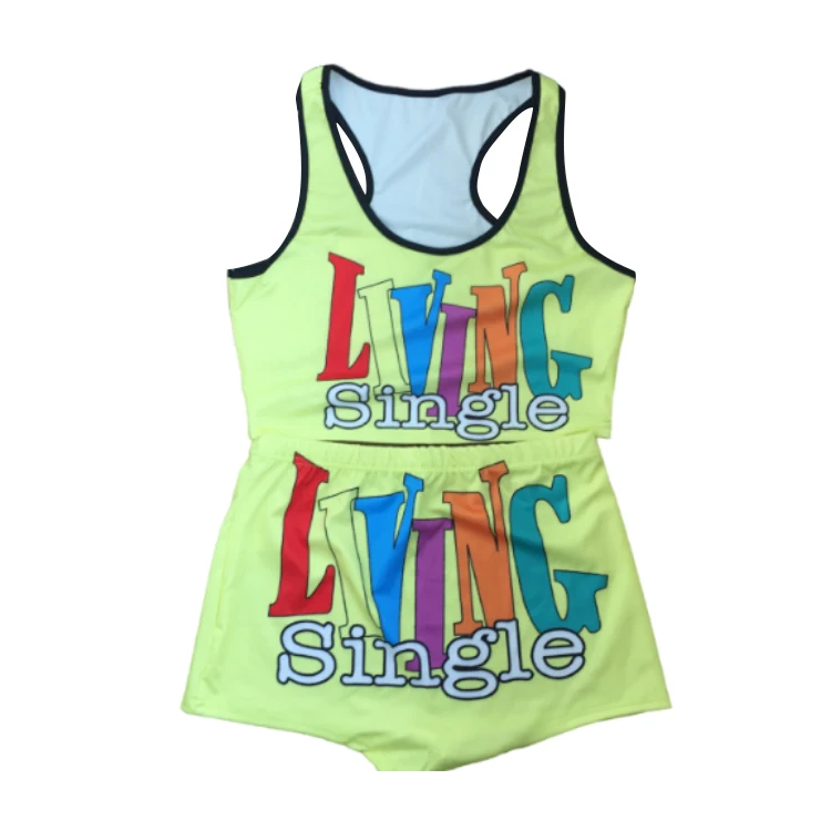 

2020 New Wholesale Custom Summer Running Woman Yoga Gym Plus Size Candy 2pc Women Two Piece Shorts Set, 9 colors
