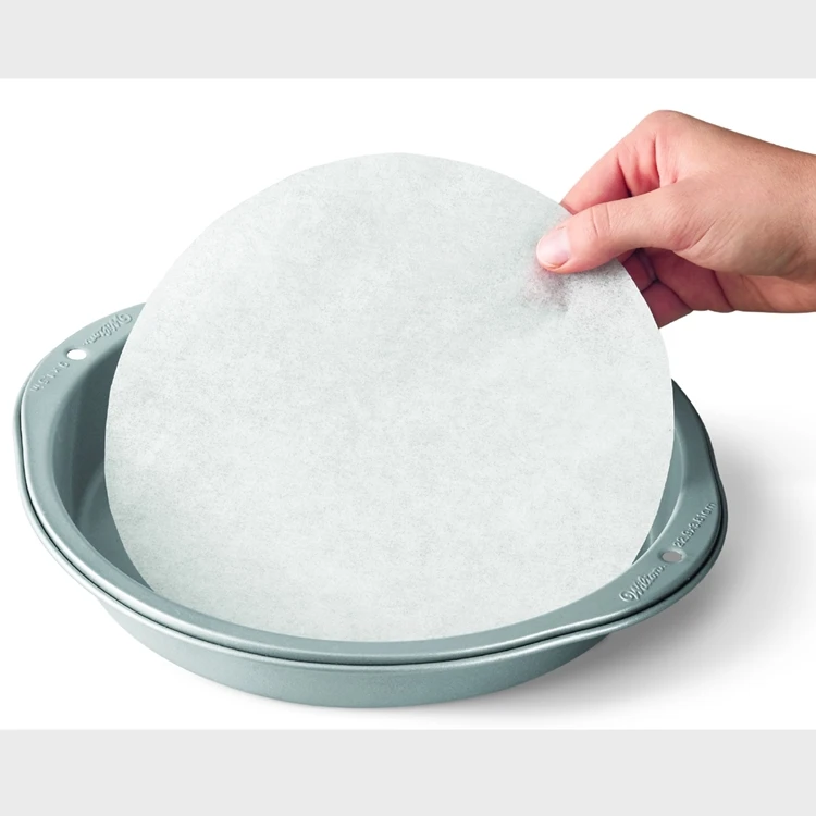 Fulton Dim Sum Silicone Parchment Paper Steamer Liners Round 500