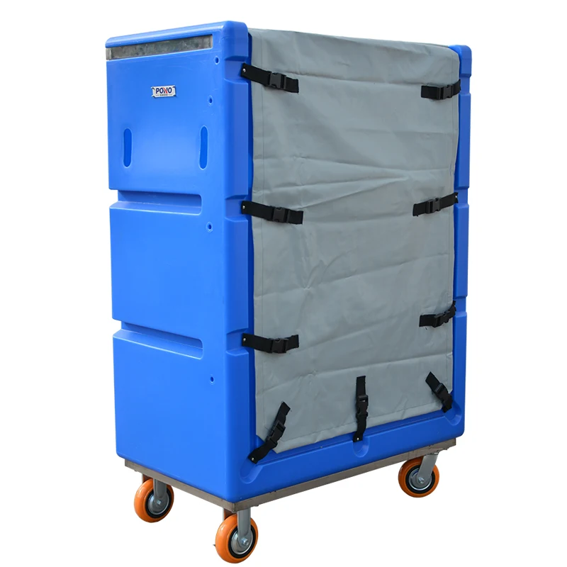 
plastic laundry cage trolley for delivery 