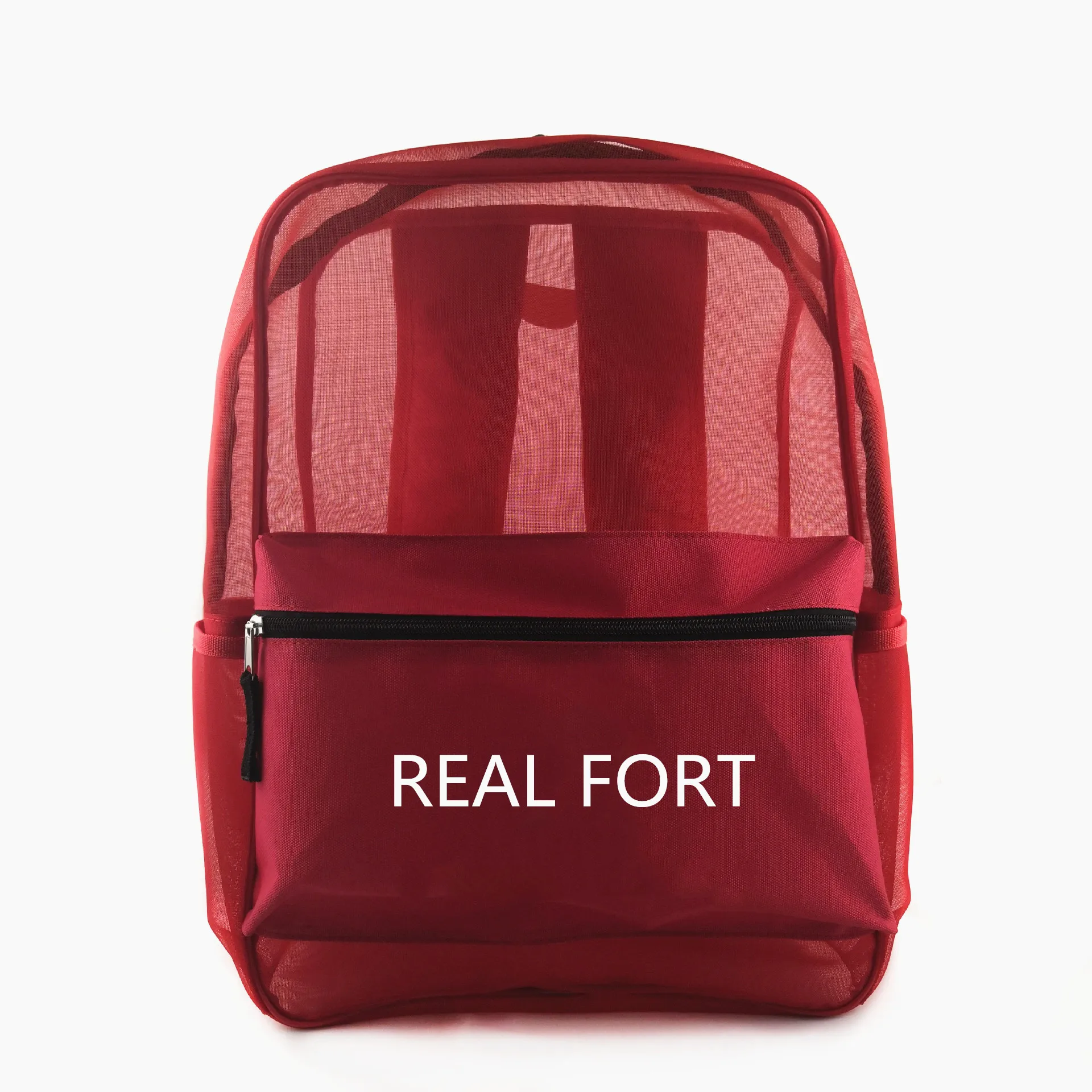 

Fashion Design Clear See Nylon Mesh School Backpack Bag For Girls with custom logo, Customized