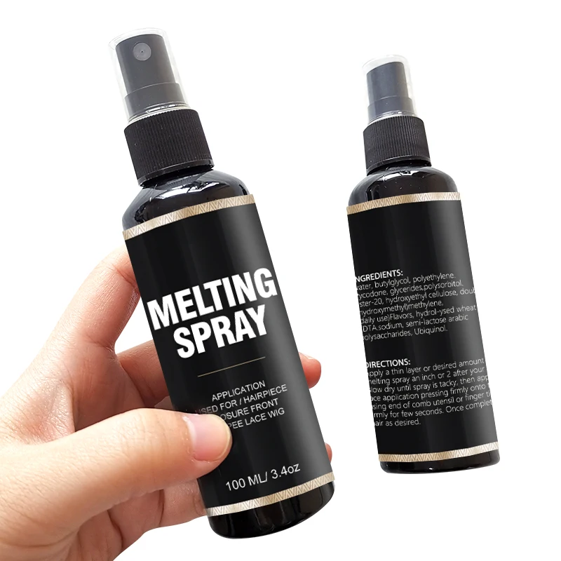 

Quick and easy lace melt spray for daily wig glueless install