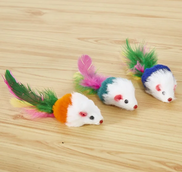 

C&C Furry Pet Cat Toys Mice Cat Toy Mouse, Cat toy can customzed on your requirement