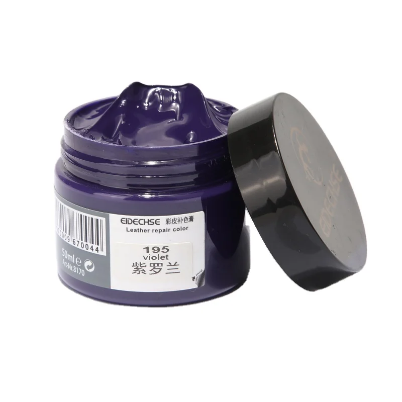 

EIDECHSE Hot Selling Leather Repair Cream Violet Leather Repair 50ml Repair Color Cream Shoes Care