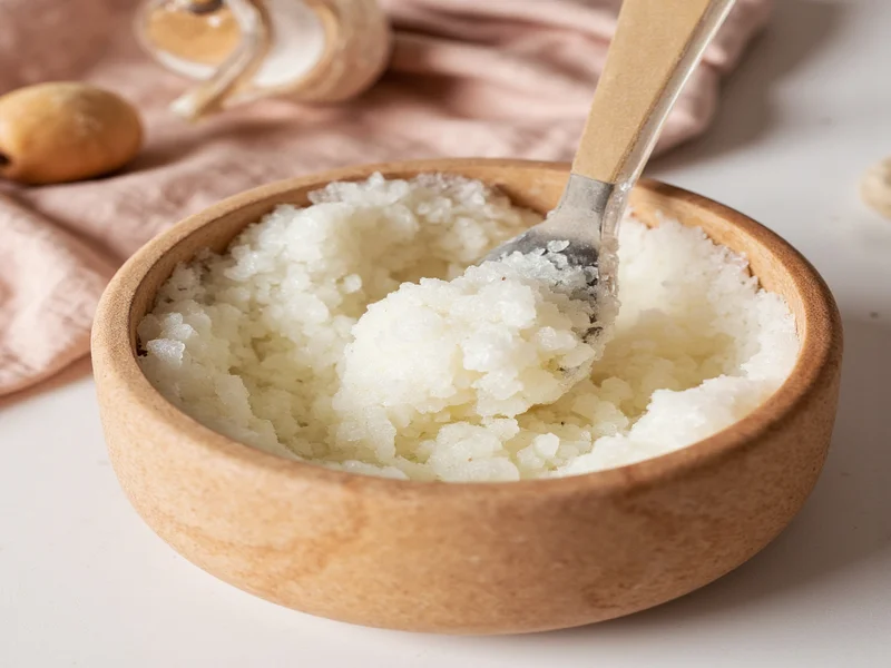 Step-by-step DIY face scrub preparation