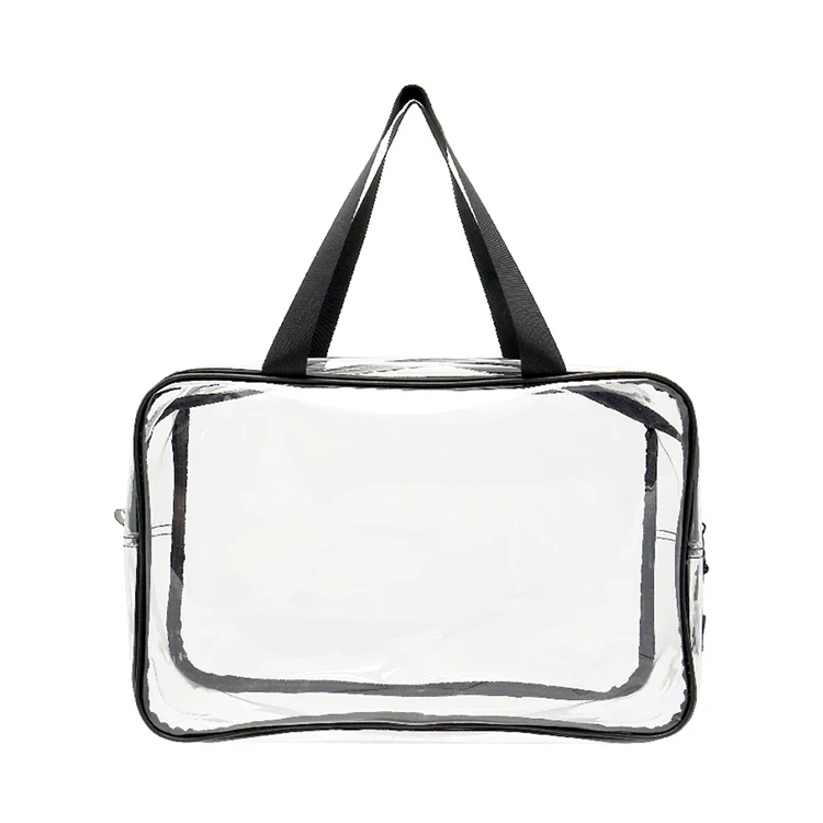 

2021 Hot Sale Transparent portable storage bag PVC outdoor waterproof sports leisure swimming wash bag, Customized color