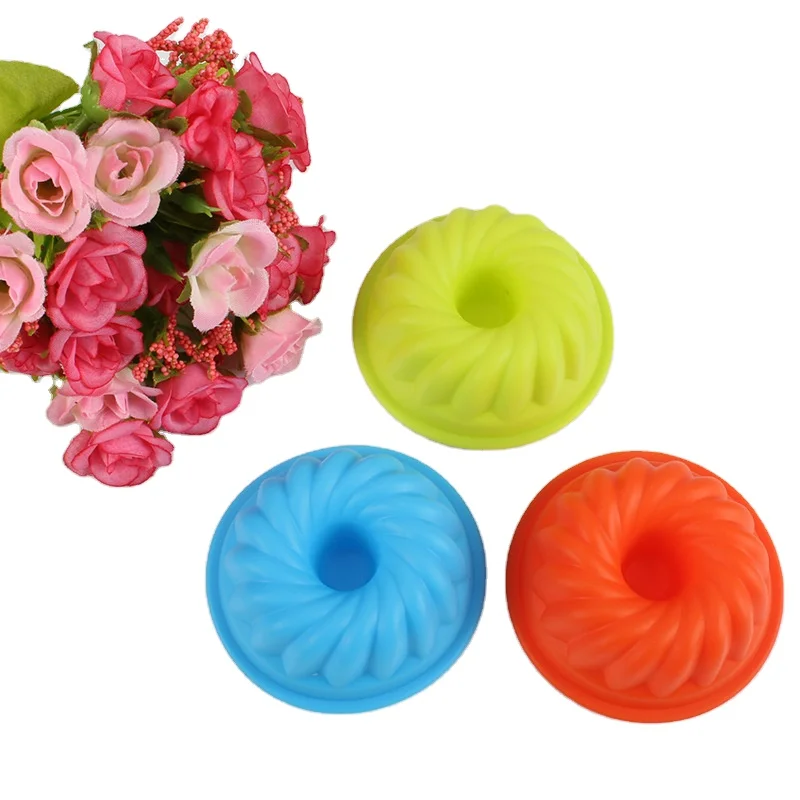 

Wholesale Best Price New Style Multicolor Silicone Chocolate Mold Baking Round Shaped Cake Mold, Customized color