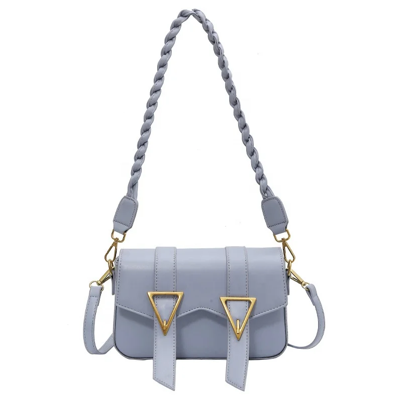 

2021 Hot Trendy Fashion Classic Pu Shoulder Commute Leather Casual Crossbody Bag