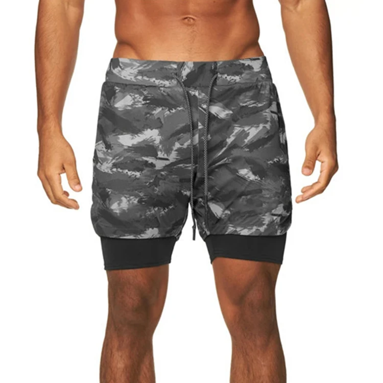 

2022 new arrival new colors 2 in 1 short pants