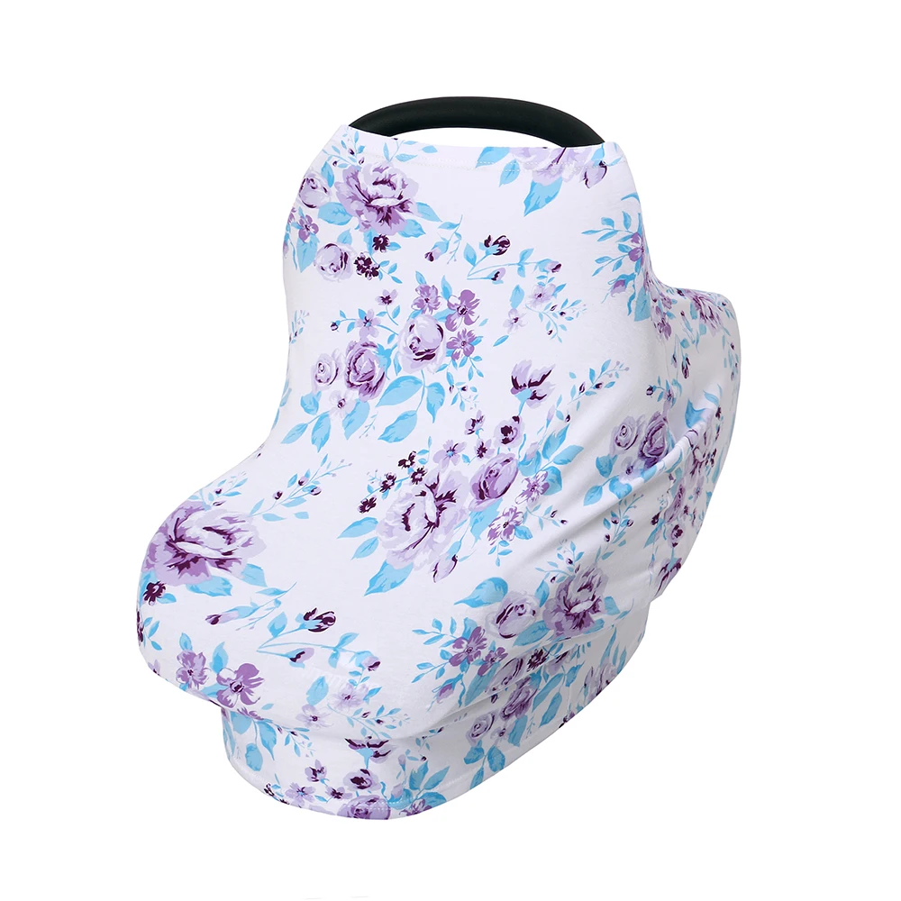 

Printed Stretchy Stroller Cover Outdoor 4 In 1 Multiuse Cover For Nursing Baby Car Seat