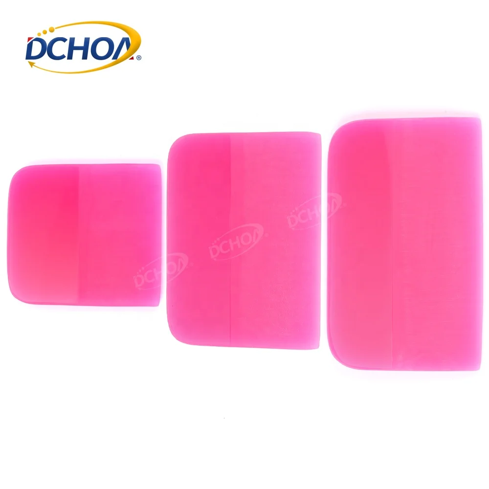 

Pink PPF Squeegee Window Tint Film Installation Tools Squeegee Rubber Tool Kit