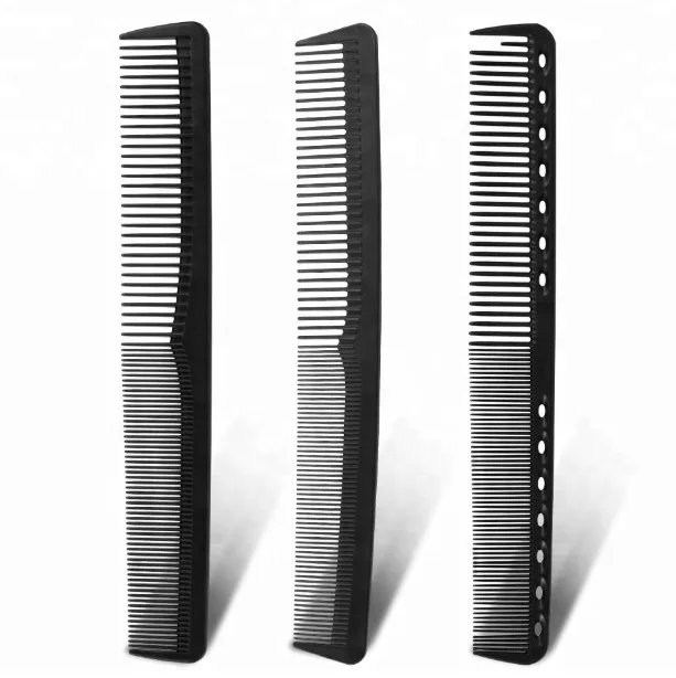 

New arrival Professional Customized Salon Hair Cutting Barber Carbon Hair Comb