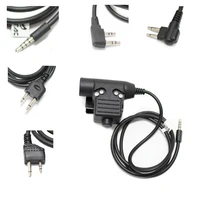 

Z-TAC Radio Tactical Headset Z113 Military Standard Version Cable Plug Adapter KENWOOD U94 PTT for Walkie Talkie
