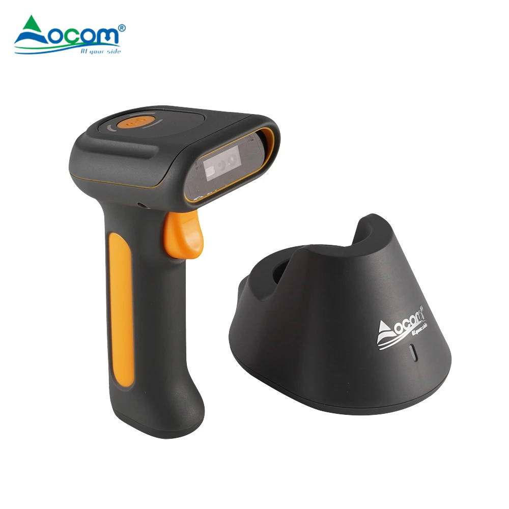 

OCBS-W238 Handheld Mini Portable Barcode Reader Wireless 1D/2D Barcode Scanner