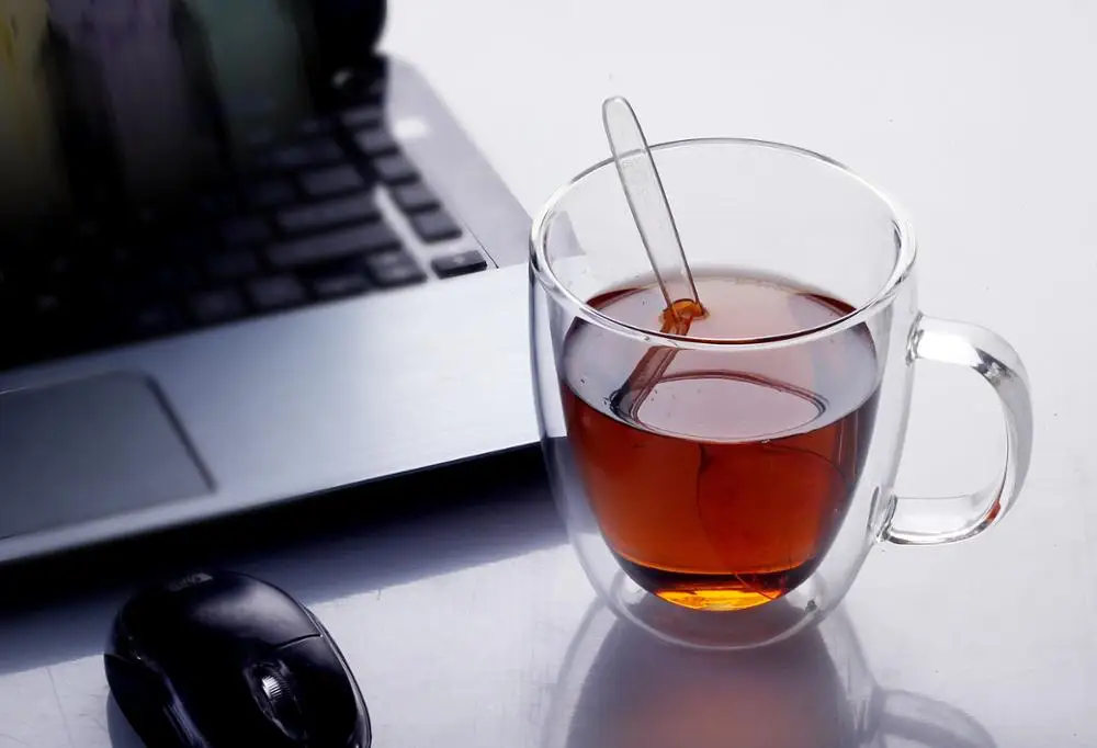 
Eco-Friendly glass cups for tea and coffee with lid heat resistant 