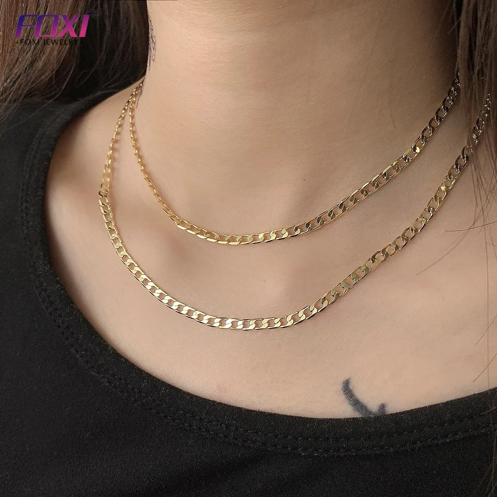 

Stainless Steel Link Chain Necklace For Men Fashion Hip hop Jewelry