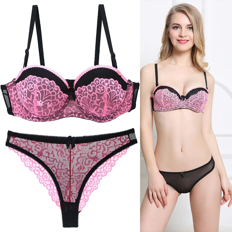 

Wholesale Plus Size High Quality Women Lace Sexy Lingerie Bra, White
