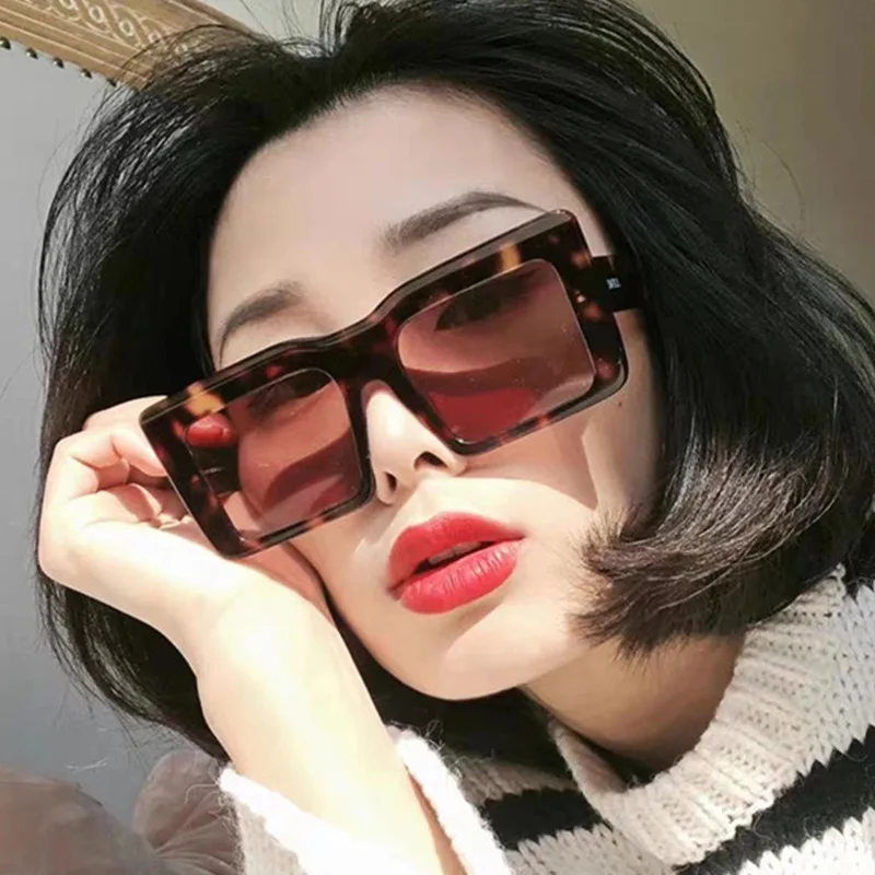 Shades Sunglasses Wholesale Trendy Private Label Women Sunglasses 2023  Oversized Big Frame Square Sunglasses For Women