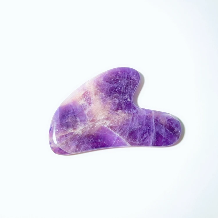 

natural therapy health care product natural amethyst gua sha board