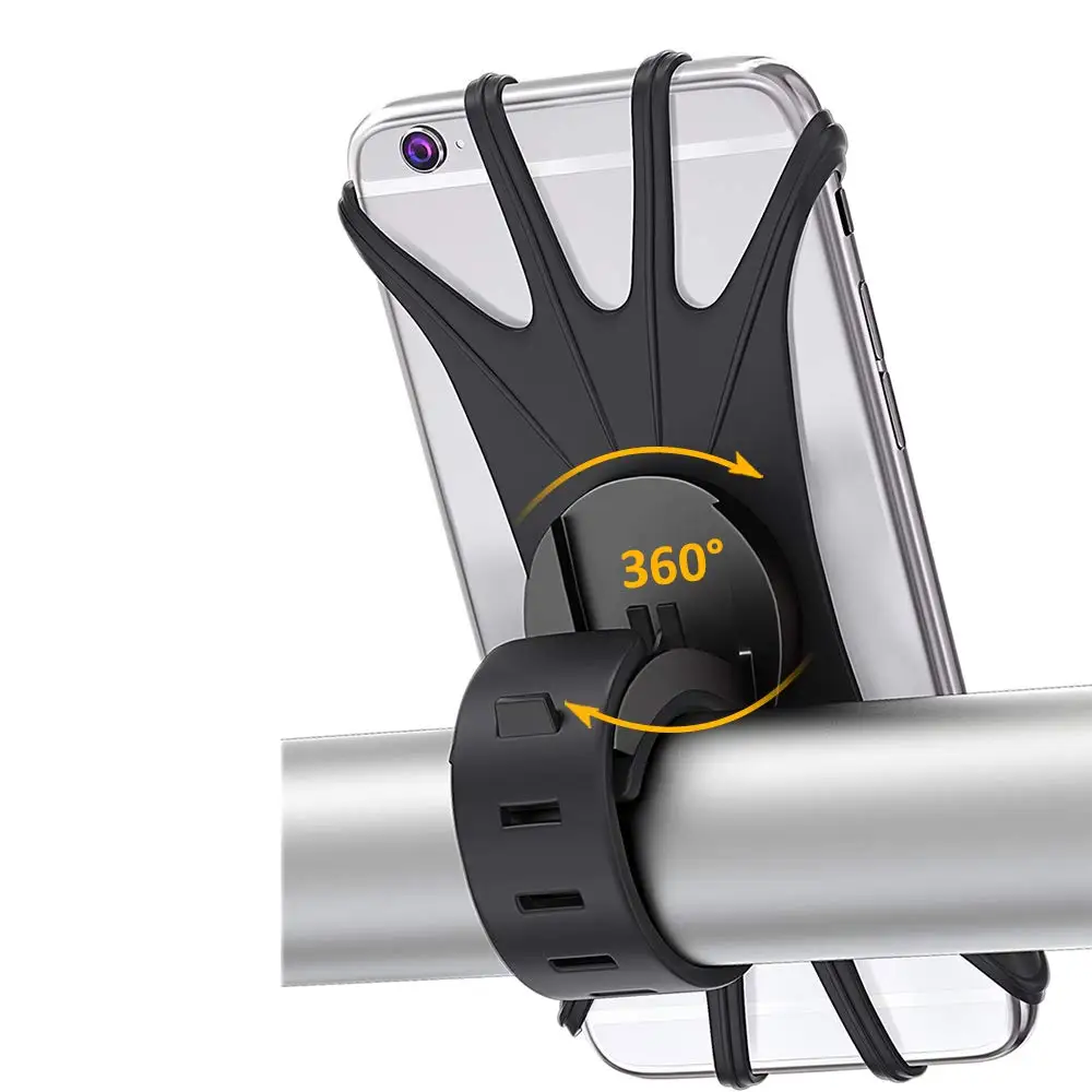 

2019 Hot sell cross-border bicycle, motorcycle, electric scooter, mobile phone support, Black