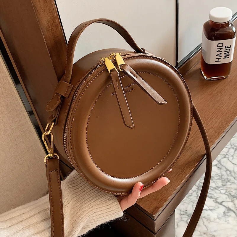 

2021 Popular Wholesale Women Handbag Fashion Ladies Purses Design Round Bag For Girls