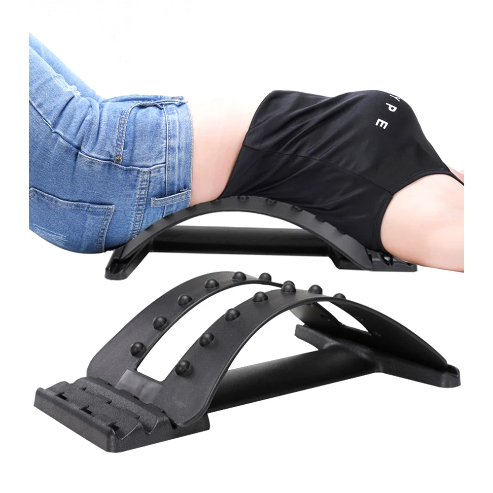 

Back arch stretcher lumbar support Massager tools Magic Stretch Fitness Relaxation Spine Pain Relief, Assorted