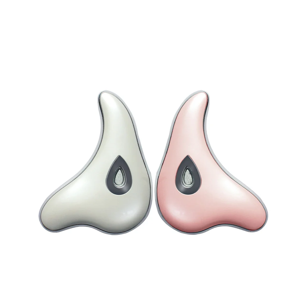 

2021 NEW product trend Handheld heating facial care firming machine anti wrinkle Neck care guasha electric massager