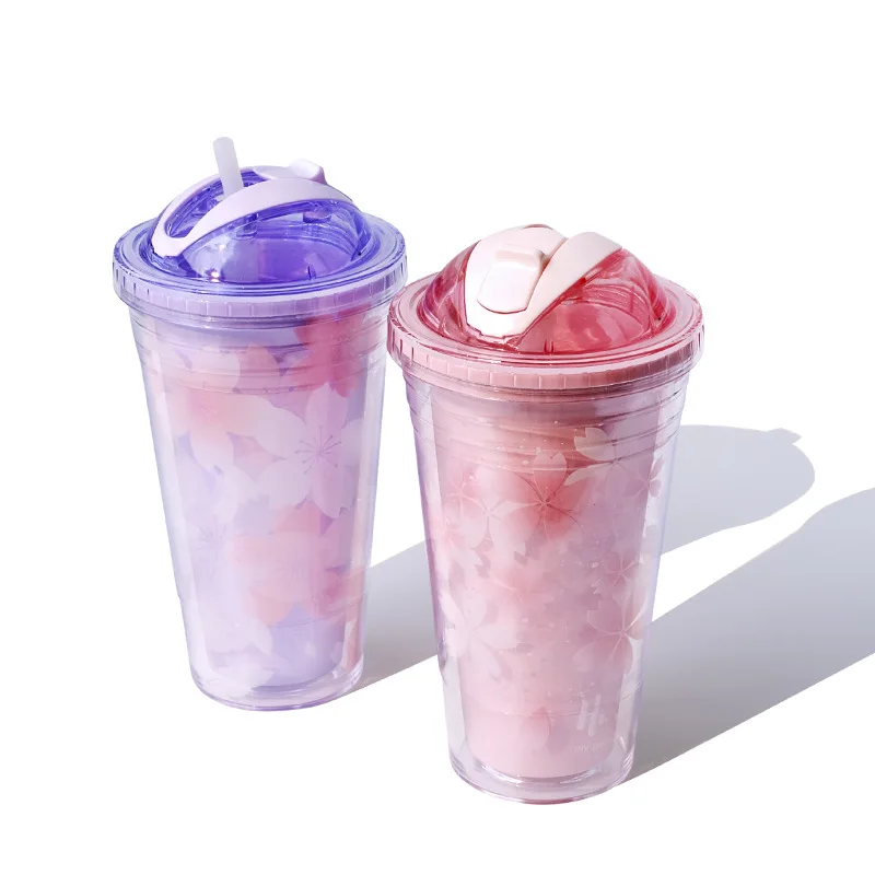 

2021 New Frozen Making Freeze Food Grade Silicone Slushies Plastic Water Cup