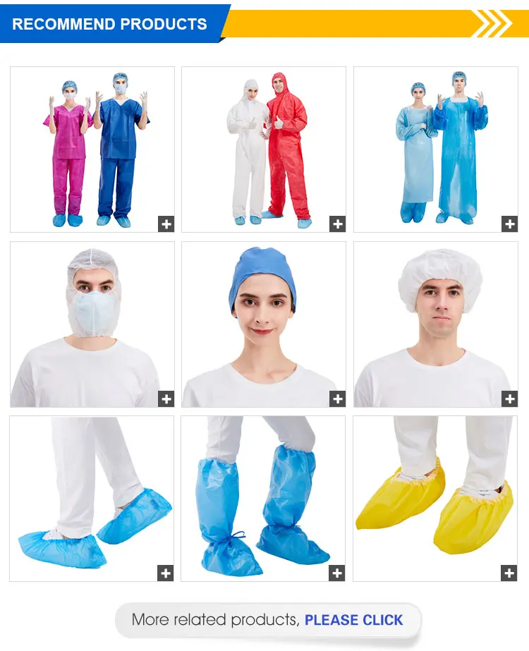 15x40cm Disposable Rain Shoe Covers 35gsm Medical Protective Wear