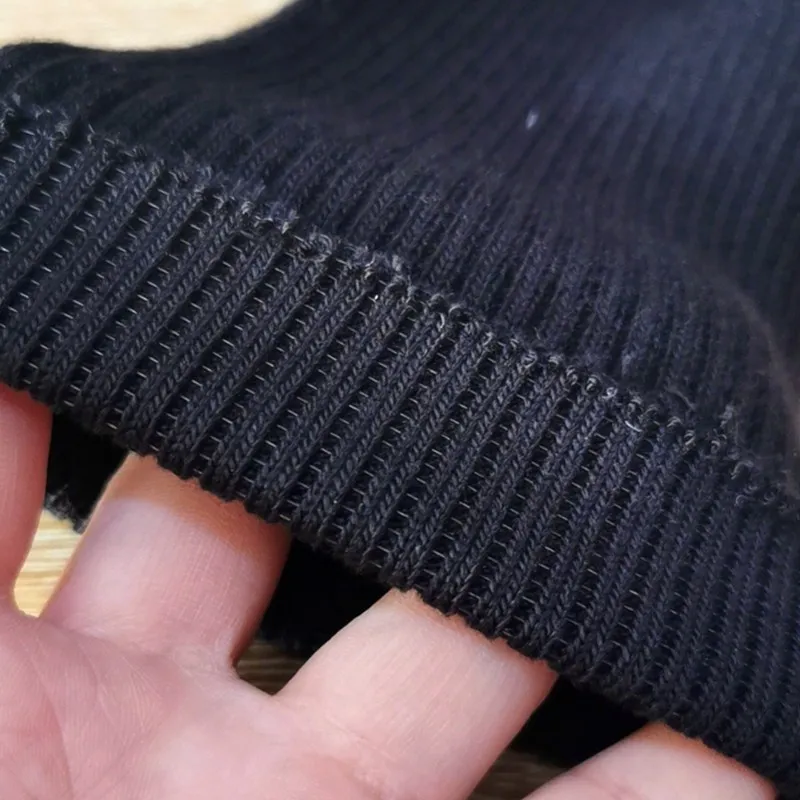 95 Acrylic 5 Spandex Knitted Tubular Rib For Down Jacket - Buy Tubular ...