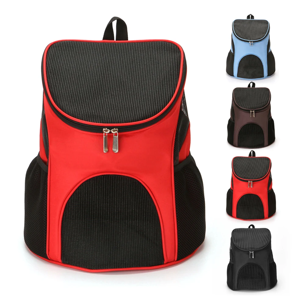 

Portable Dog Bag Breathable Small Puppy Polyester Carrier Pet Backpack for Outdoor Travel