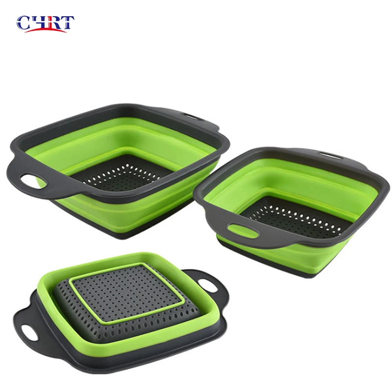 

CHRT Retractable Plastic Foldable Dish Draining Sink Multi Function Drain Basket