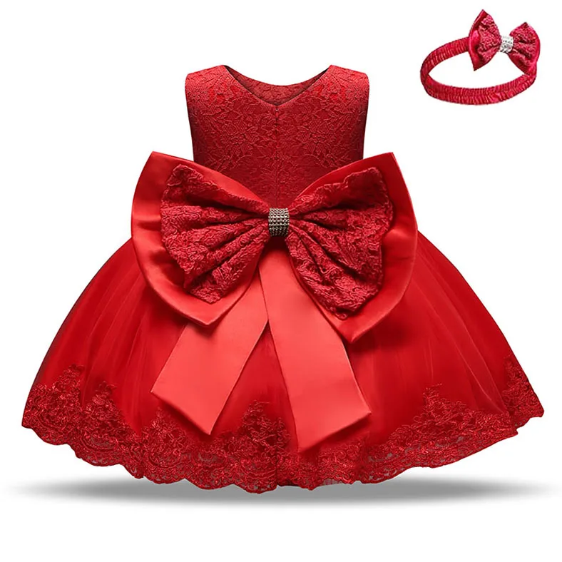 

baby girl wedding dress New model fashion big bow birthday dress party wear lace designed evening little girls dress, White, pink, red, purple, deep purple