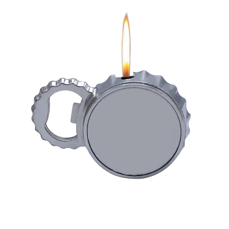 

DeBang Custom Logo Portable Flame Refillable Gas Lighter With Peer opener, Custom colors