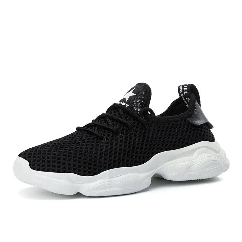 

New Style Fashion Men Casual Mesh Comfortable Breathable Sneakers Flat Shoes new comfortable and soft luxury casual shoes