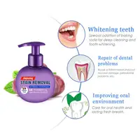 

Dropshipping Home Natural Peroxide Tooth Oral Care Paste Equipment baking soda teeth whitening toothpaste