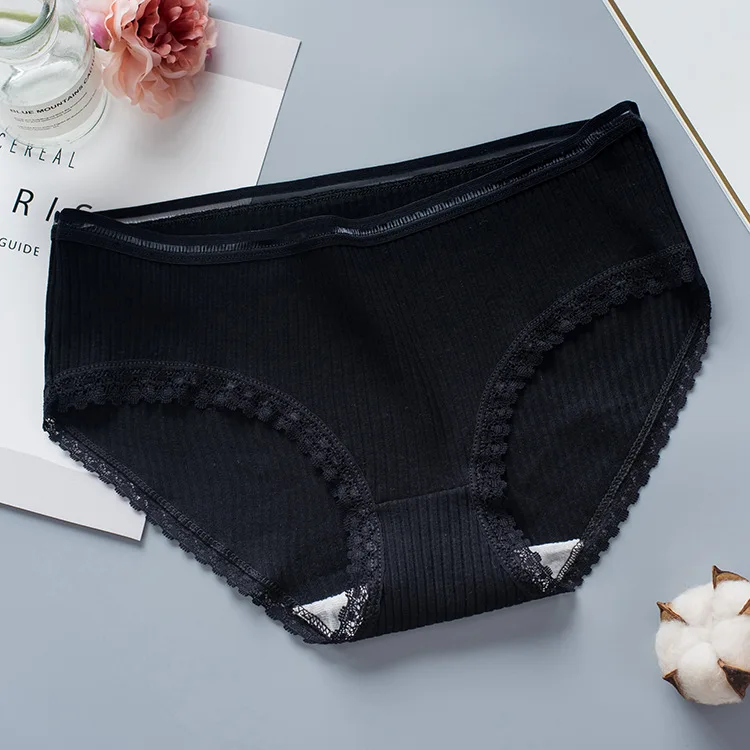 

2021 Woman Underwear Wholesale thread female briefs high quality breathable Women's Hipster Panties, Customized color