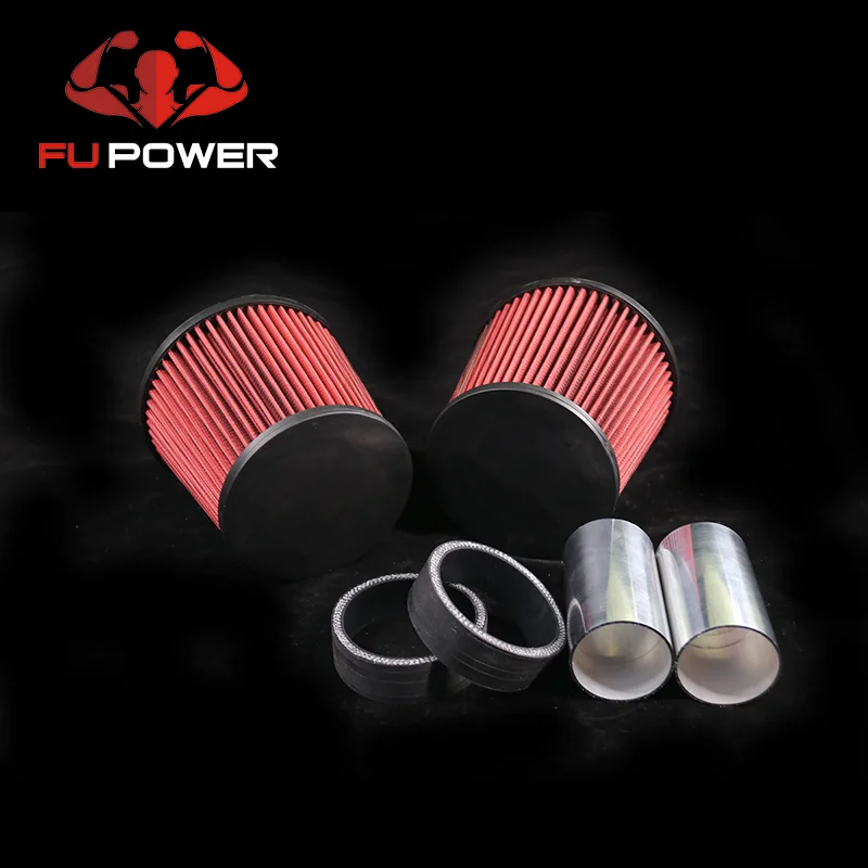 N54 Dual Cone Filter Air Intake Kit For Bmw 135i 335i 535i Z4 3.0l Twin Turbo I6n54 Dual Cone