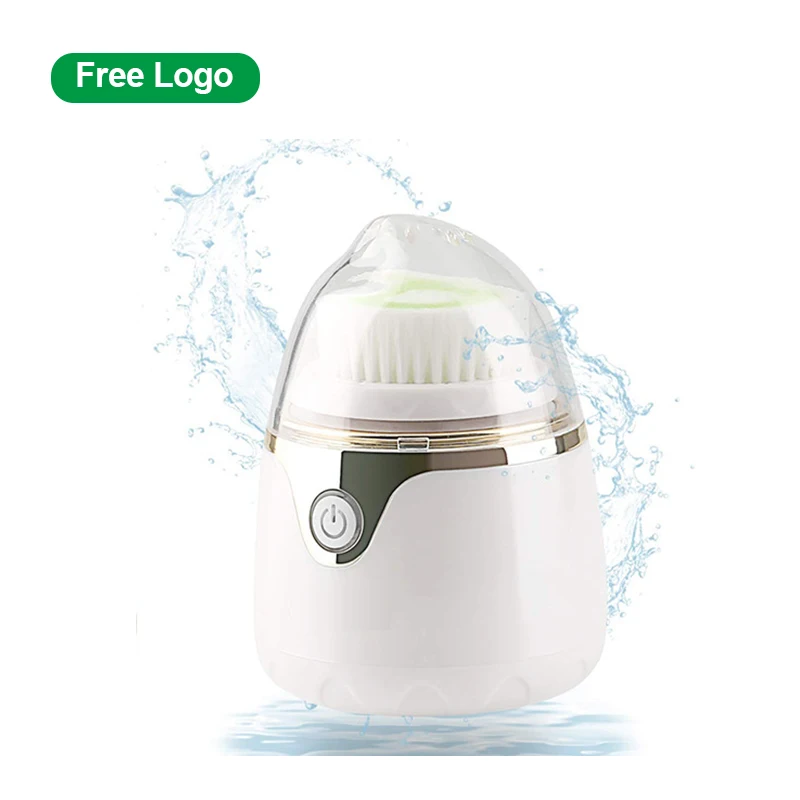 

New Product Custom Lightweight Soft Vibrating Facial Cleaner Face Cleansing Brush Silicone