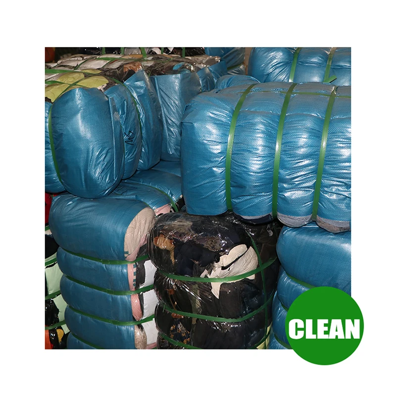 

Popular 45Kg Sizes used clothing bales In Thailand, Polyester 70% Clean of Us Second Hand Clothes, Mixed color