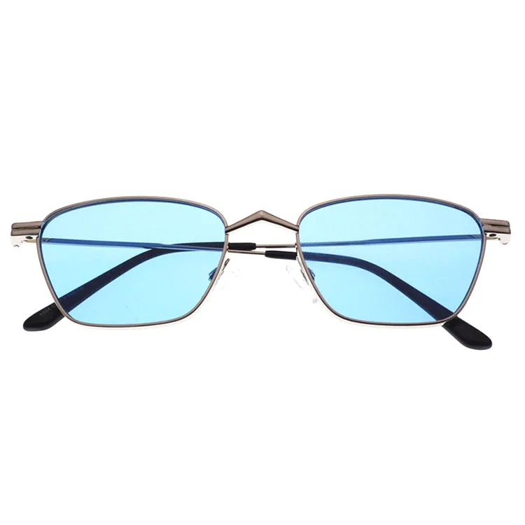 

Rectangle Rim Ice Blue PC Lens 2020 Most Fashionable Cool Mens Sunglasses